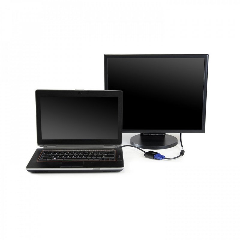 Ewent EW9864 câble vidéo et adaptateur 0,2 m HDMI VGA, 3.5mm Noir