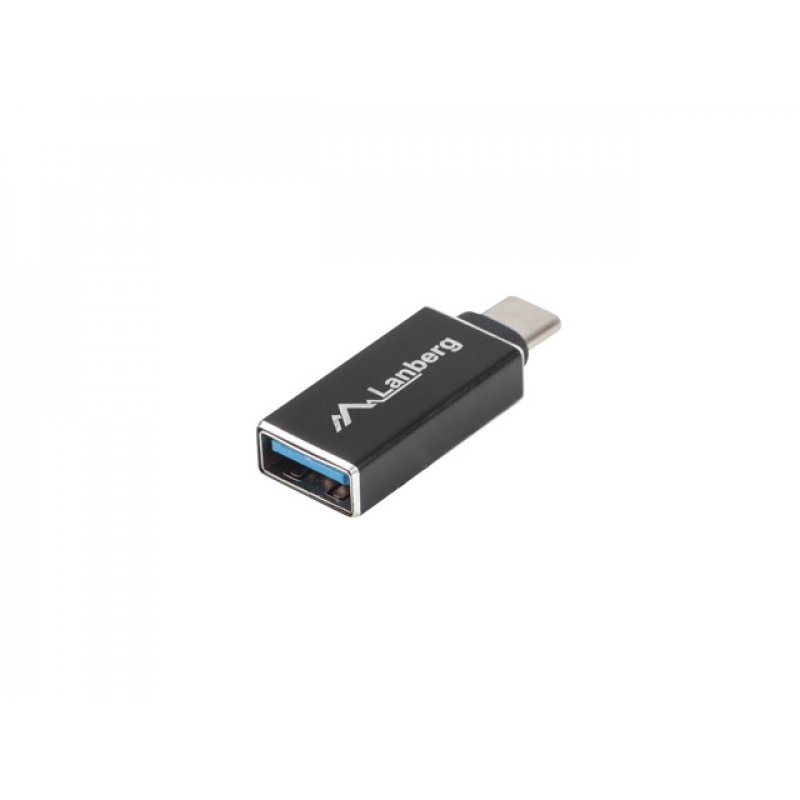 Lanberg AD-UC-UA-02 cable gender changer USB 3.0 Type C USB 3.0 Type A Black