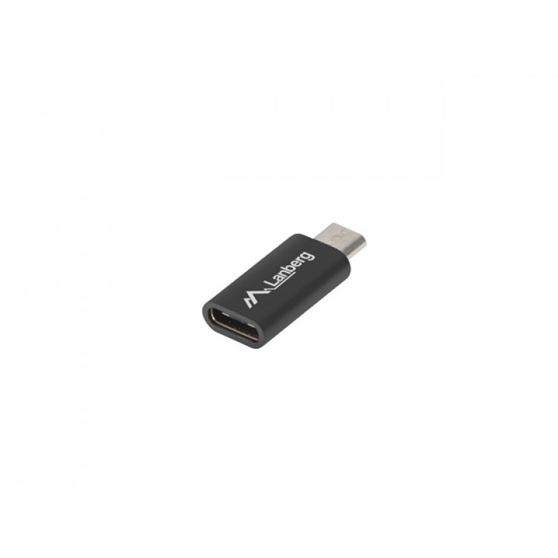 Lanberg AD-UC-UM-01 changeur de genre de câble Micro-USB 2.0 Type B USB 2.0 Type C Noir