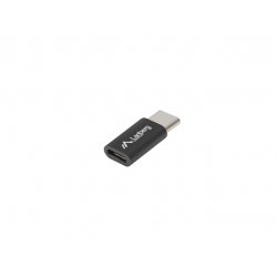Lanberg AD-UC-UM-02 changeur de genre de câble USB 2.0 Type C Micro-USB 2.0 Type B Noir