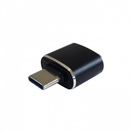 AISENS A108-0369 cable gender changer USB C USB A Black