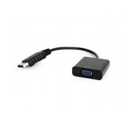 Gembird A-DPM-VGAF-02 câble vidéo et adaptateur 0,15 m VGA (D-Sub) DisplayPort Noir