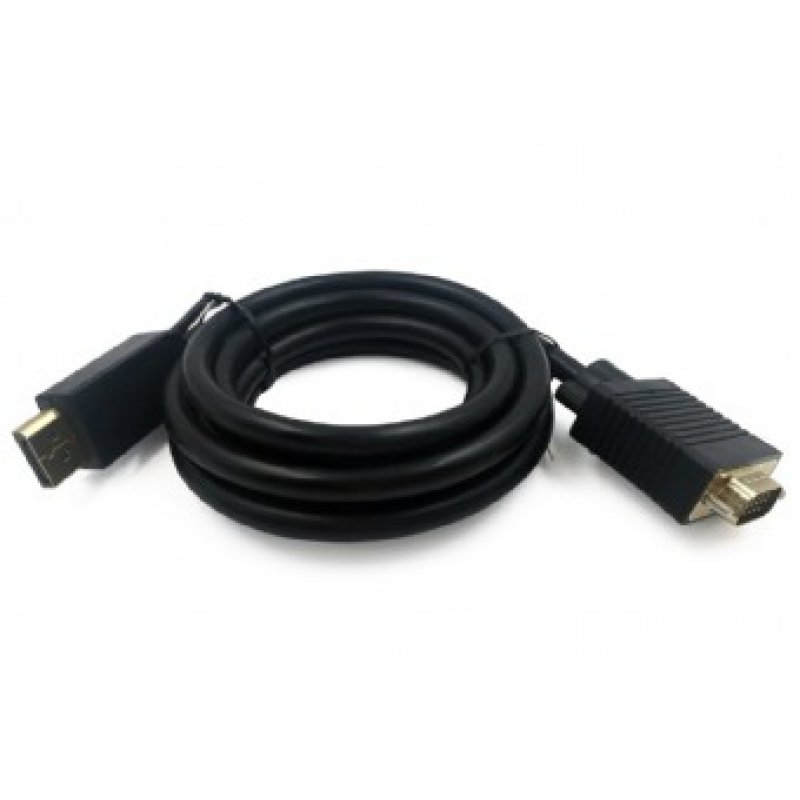 Gembird CCP-DPM-VGAM-6 câble vidéo et adaptateur 1,8 m VGA (D-Sub) DisplayPort Noir