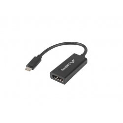 ADAPTADOR USB LANBERG USB-C M 3.1 A DISPLAYPORT H 15CM NEGRO