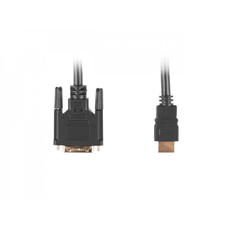 CABLE HDMI LANBERG MACHO/DVI-D 18 1 MACHO SINGLE LINK 1.8M NEGRO