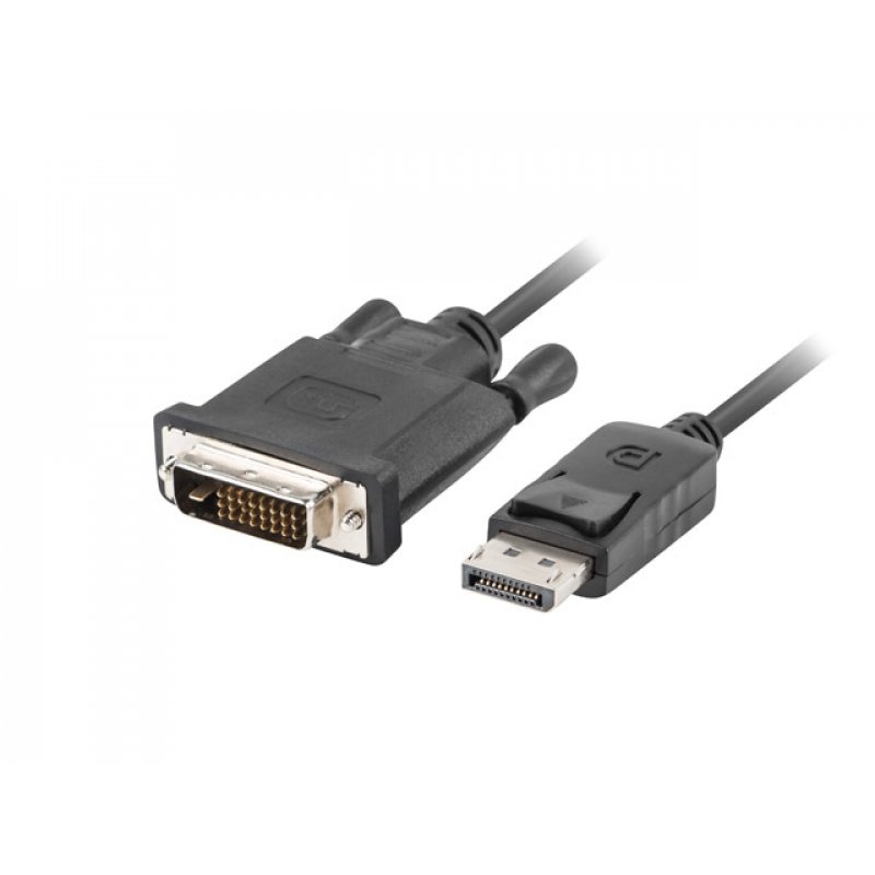 Lanberg CA-DPDV-10CU-0018-BK video cable adapter 1.8 m DisplayPort DVI-D Black