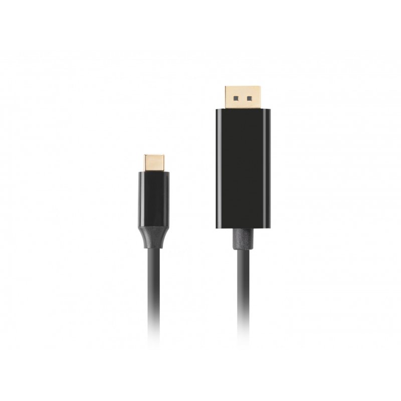 CABLE USB-C A DISPLAYPORT LANBERG MACHO/MACHO 3.0M 4K 60HZ NEGRO