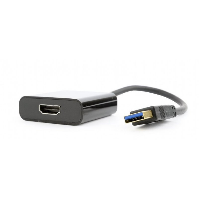 CABLE ADAPTADOR GEMBIRD USB 3.0 MACHO A HDMI HEMBRA NEGRO