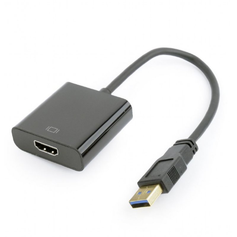 Gembird A-USB3-HDMI-02 adaptateur graphique USB 1920 x 1080 pixels Noir