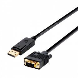 AISENS A125-0365 video cable adapter 2 m DisplayPort VGA D-SUB Black
