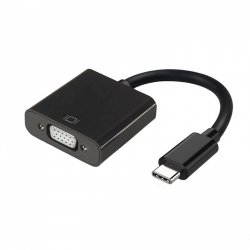AISENS A109-0347 video cable adapter 0.15 m VGA (D-Sub) USB Type-C Black