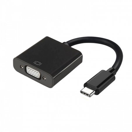 AISENS A109-0347 video cable adapter 0.15 m VGA (D-Sub) USB Type-C Black