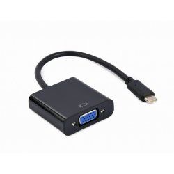Gembird A-CM-VGAF-01 adaptateur graphique USB 1920 x 1080 pixels Noir