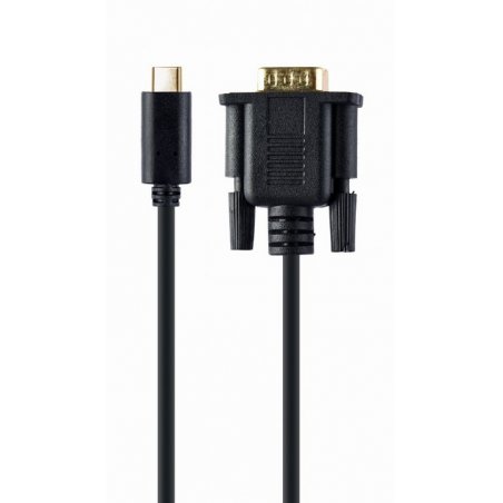 ADAPTADOR USB C A VGA M 2 M NEGRO BLISTER