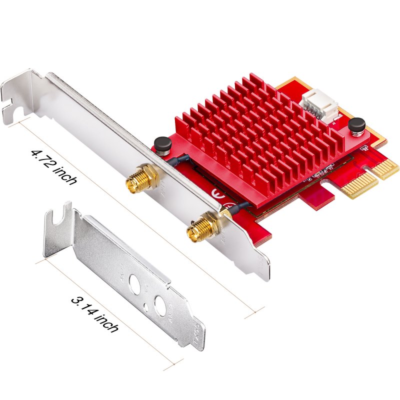 ADAPTADOR CUDY AX5400 WIFI 6E PCI EXPRESS ADAPTER WE3000S