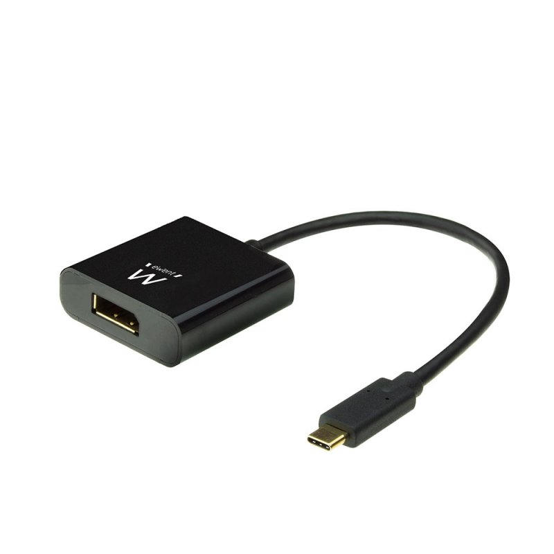 Ewent EW9825 video cable adapter 0.15 m USB Type-C DisplayPort Black