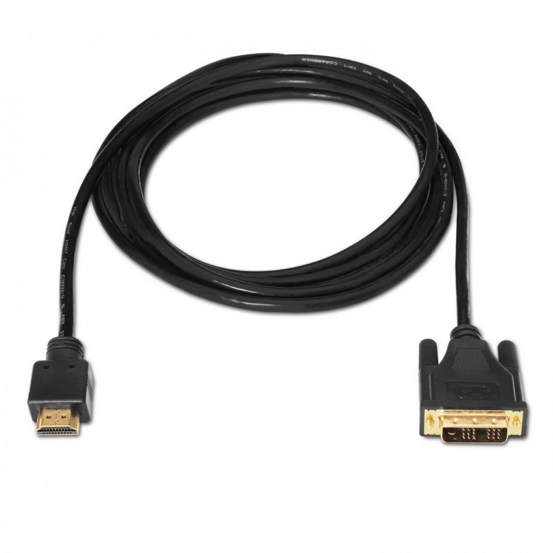 CABLE AISENS DVI A HDMI DVI18 1 M-HDMI A M NEGRO 1.8M