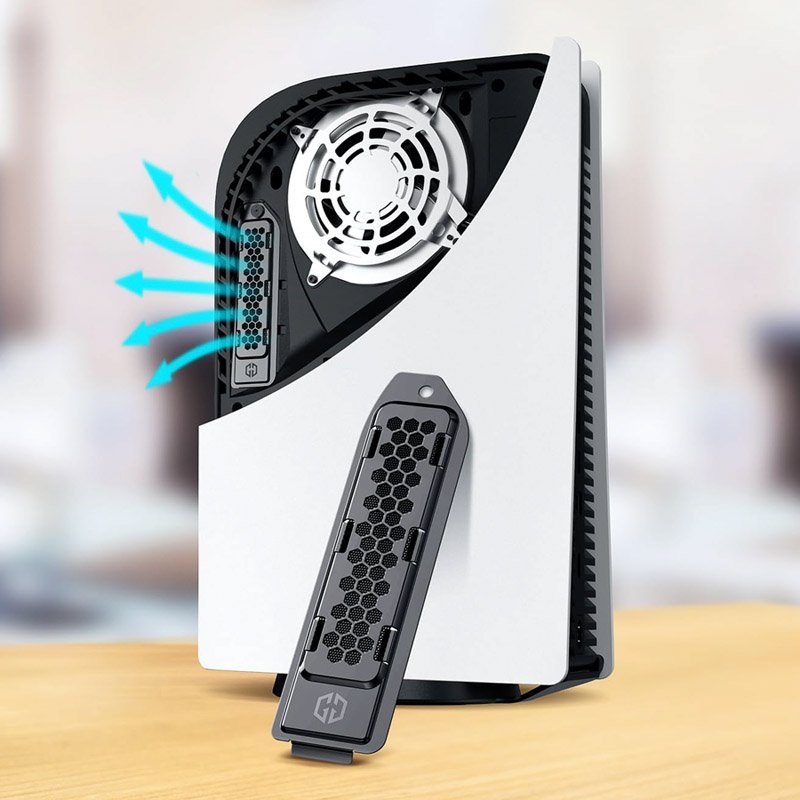 Graugear Kühler mit Abdeckung für PS5 M.2 | Farbe schwarz