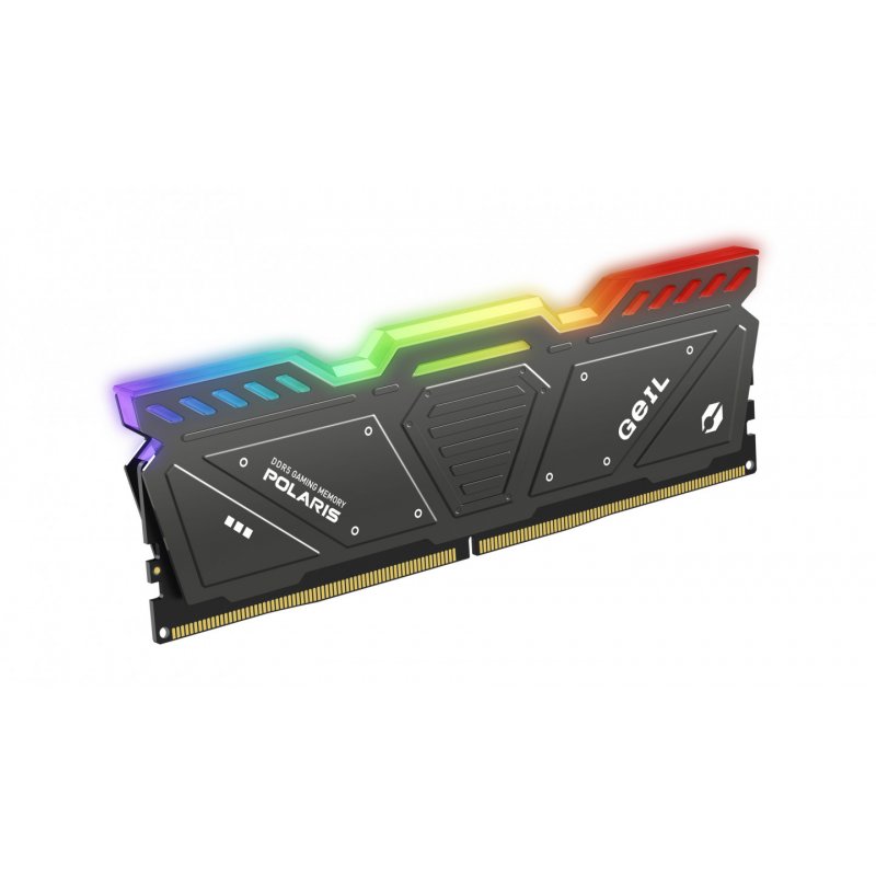 Kit Barrettes mémoire 32Go (2x16Go) DIMM DDR5 GeIL Polaris RGB 5600Mhz (Noir)