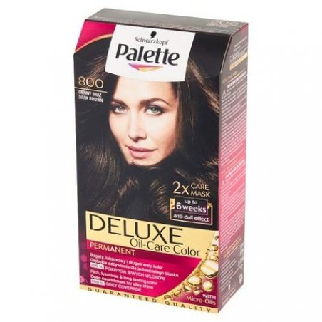 Palette Deluxe 800 Dark Warm Brown Permanent Hair Color