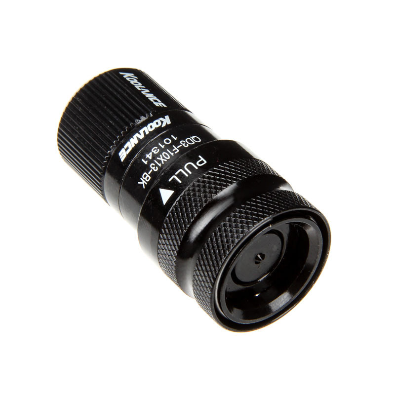 Koolance compatible QD3 Schnellverschluss gerade weiblich auf 13/10mm - no-spill, schwarz