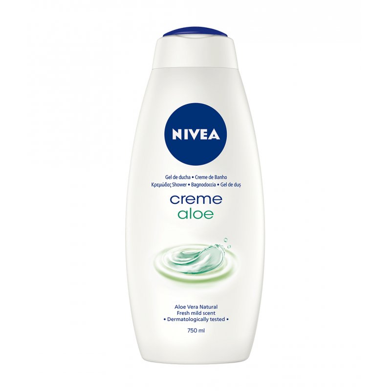 NIVEA Creme Aloe 750 ml Gel douche Femmes Corps