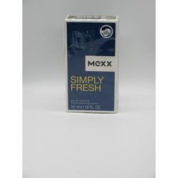 MEXX Men's Simply Fresh Eau De Toilette 1.6oz 50ml Natural Spray - NEW