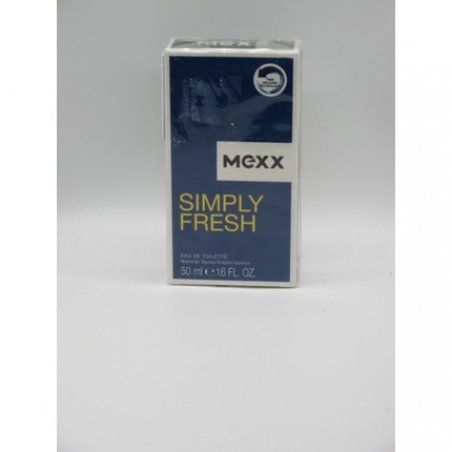 MEXX Men's Simply Fresh Eau De Toilette 1.6oz 50ml Natural Spray - NEW