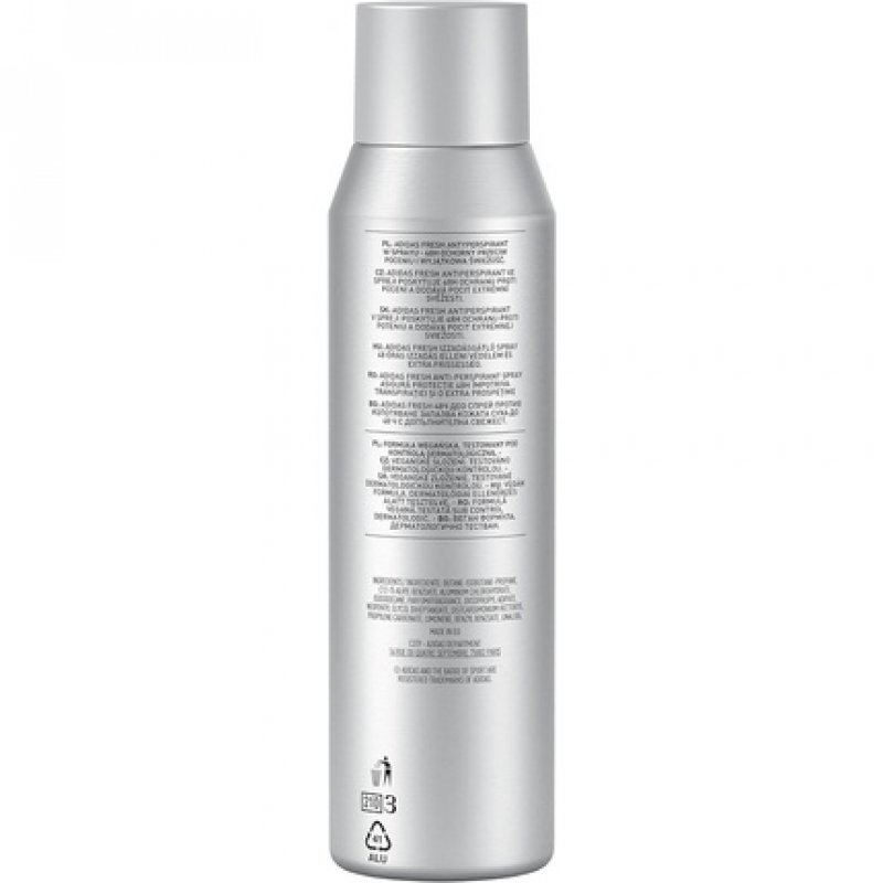 Adidas Fresh Deo Spray 48H Antiperspirant 150ml