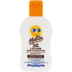 Malibu Kids High Protection Water Resistant SPF 50 Sun Screen Lotion 200ml