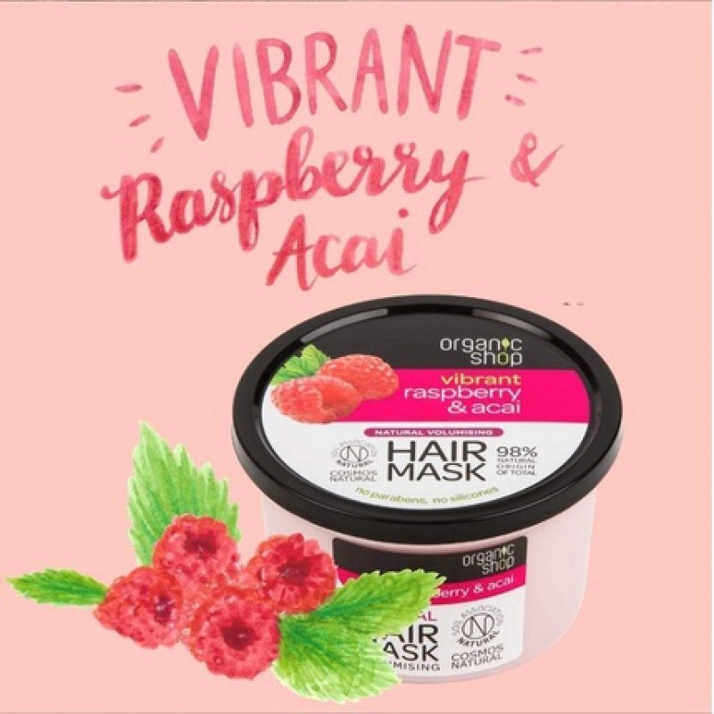Organic Shop Raspberry & Acai Volumising Hair Mask