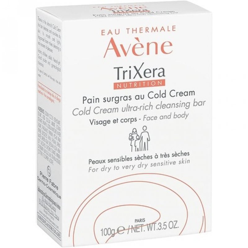 Avène Trixéra Nutrition Cold Cream Soap with Surgras 100g