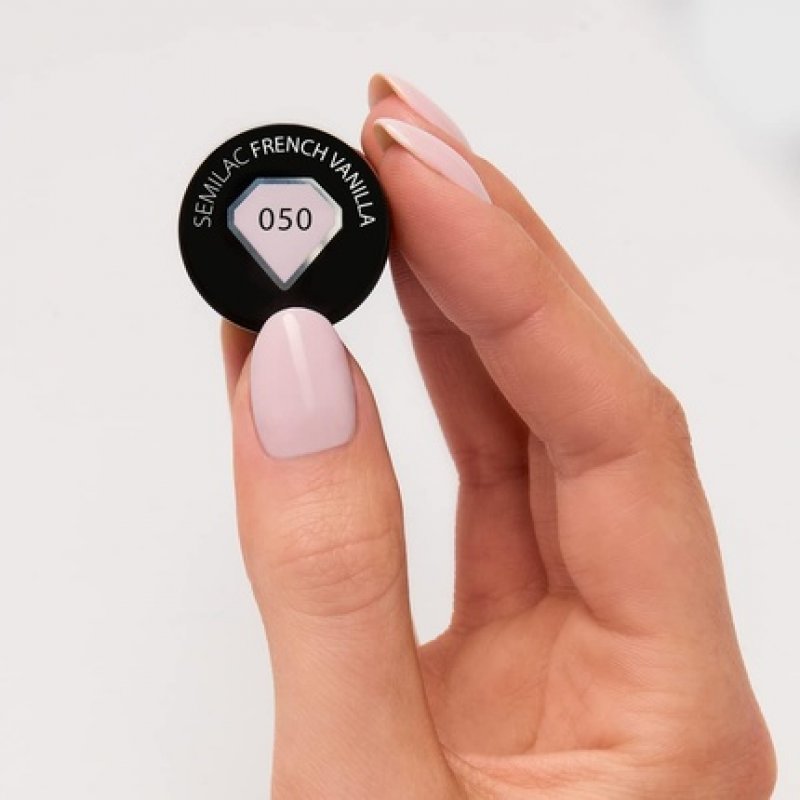 Semilac 050 UV Hybrid Nail Polish French Vanilla 7ml