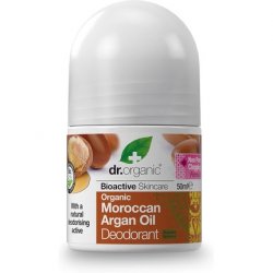 Dr Organic Moroccan Argan Oil Deodorant Natural Vegan Cruelty Free Paraben & SLS Free Aluminium Free for Women & Men