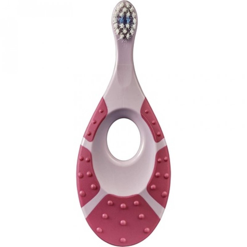 Jordan Baby Toothbrush Step 1 with Teething Ring 0-2 Years Extra Soft - Random Color