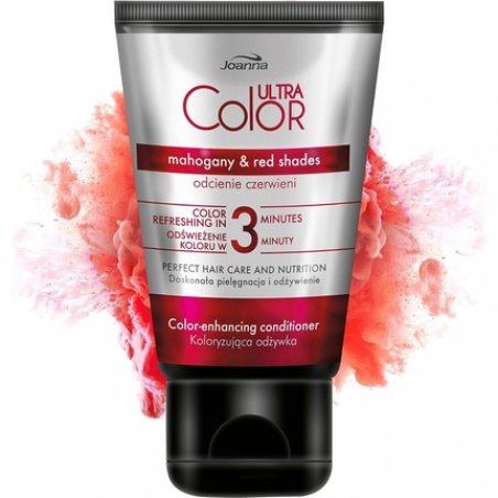 Joanna Ultra Color Color Protection Conditioner for Mahogany and Cherry Red Natural and Dyed Hair 100ml
