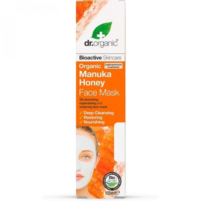 Dr Organic Manuka Honey Face Mask Nourishing for Dry Skin 125ml