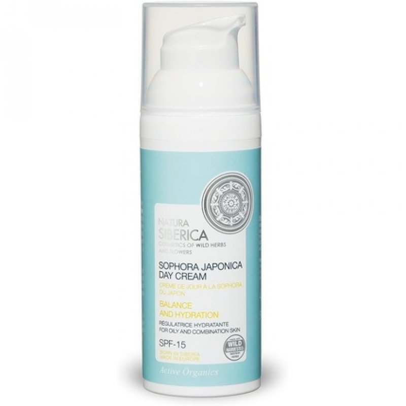 Natura Siberica Sophora Japonica Day Cream for Oily and Combination Skin SPF15 50ml