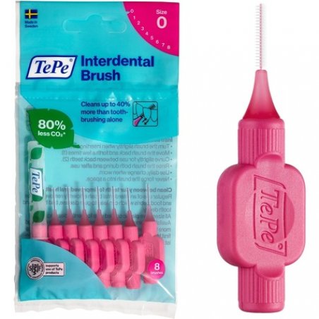 TePe Interdental Brushes Original Pink Size 0 8 Brushes