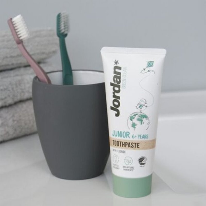 Jordan Green Clean Junior Toothpaste 6 Years Mild Fruity Flavor 50ml