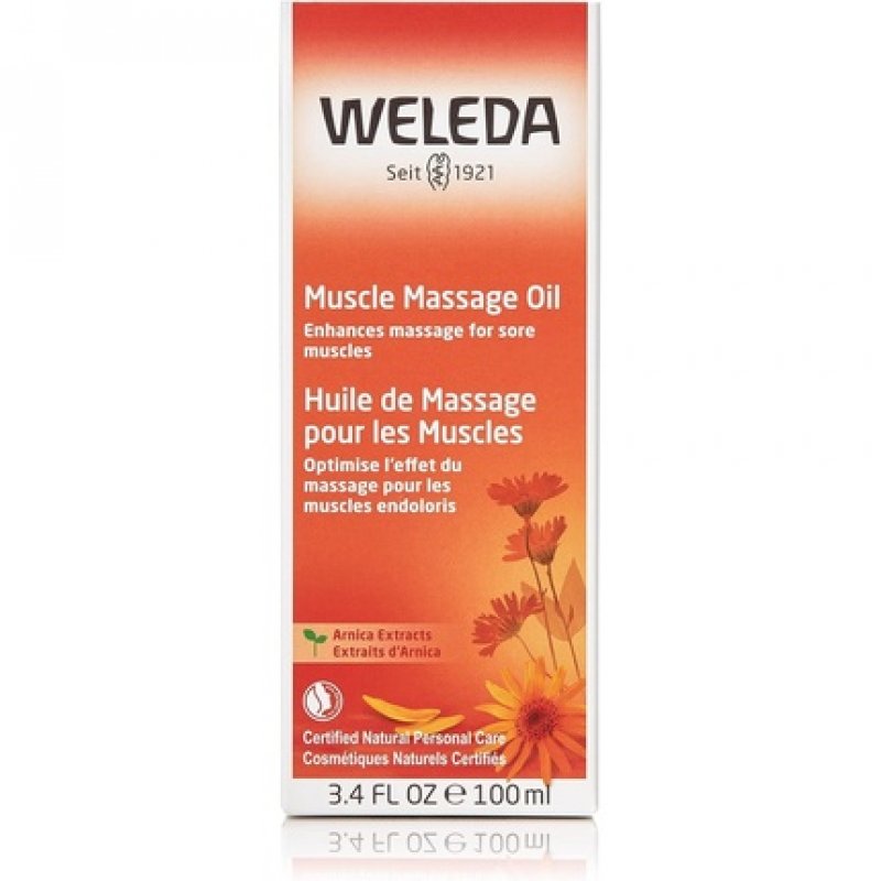 Weleda Arnica Massage Oil Sports Preparation and Recovery 100ml Bottle