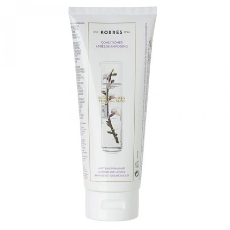 Korres Almond and Linseed Conditioner for Dry, Damaged Hair 200ml