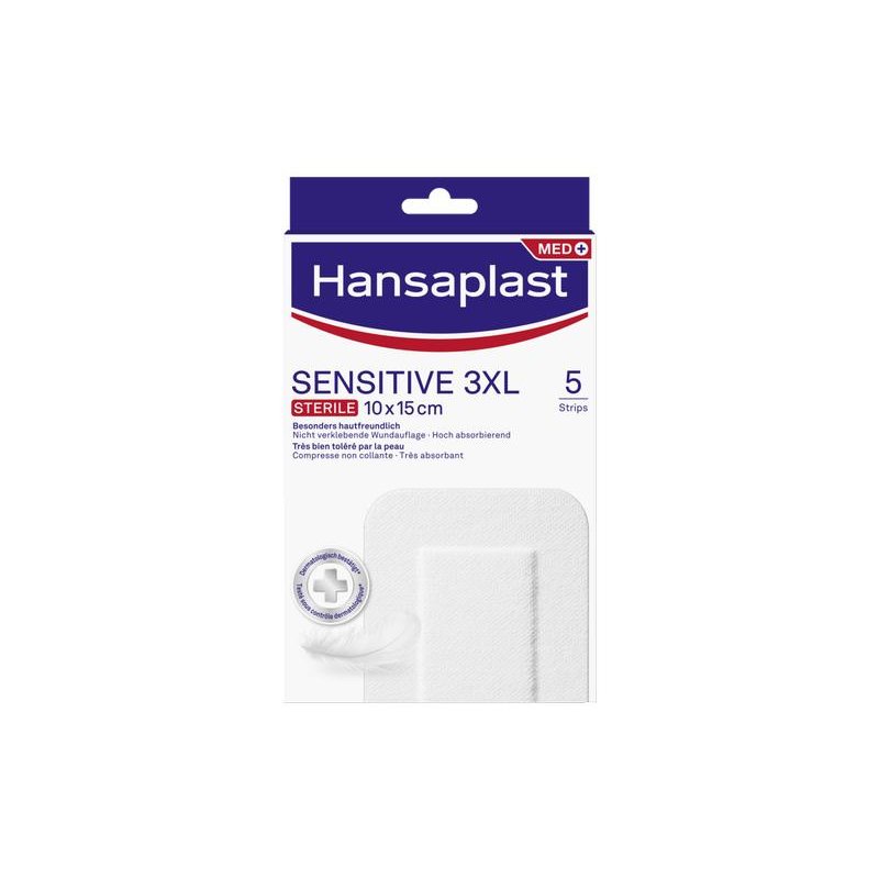 Hansaplast Sensitive 3XL 10 x 15 cm 5 pc(s)