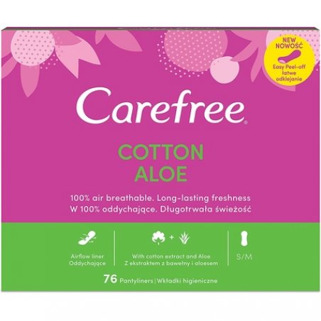 CareFree Aloe 5in1 Fresh Slip Liners 76 Pieces