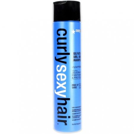 Sexyhair Curly Sulfate-Free Curl Defining Shampoo 300ml