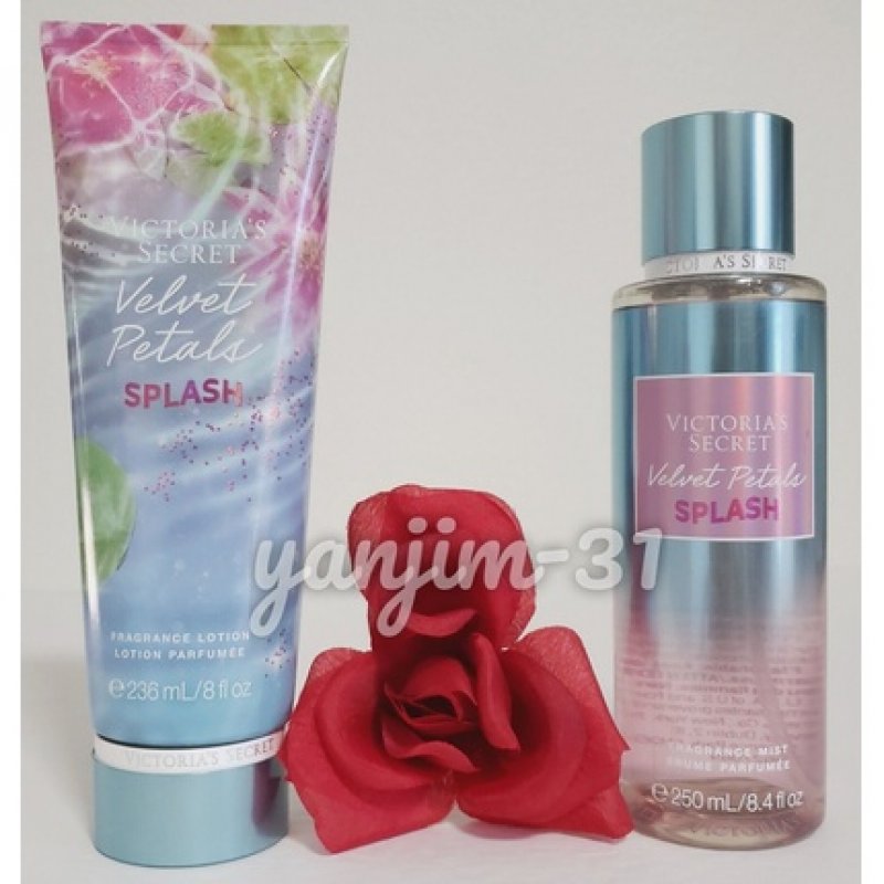Victoria Secret Velvet Petals Fragrance Lotion and Mist Set