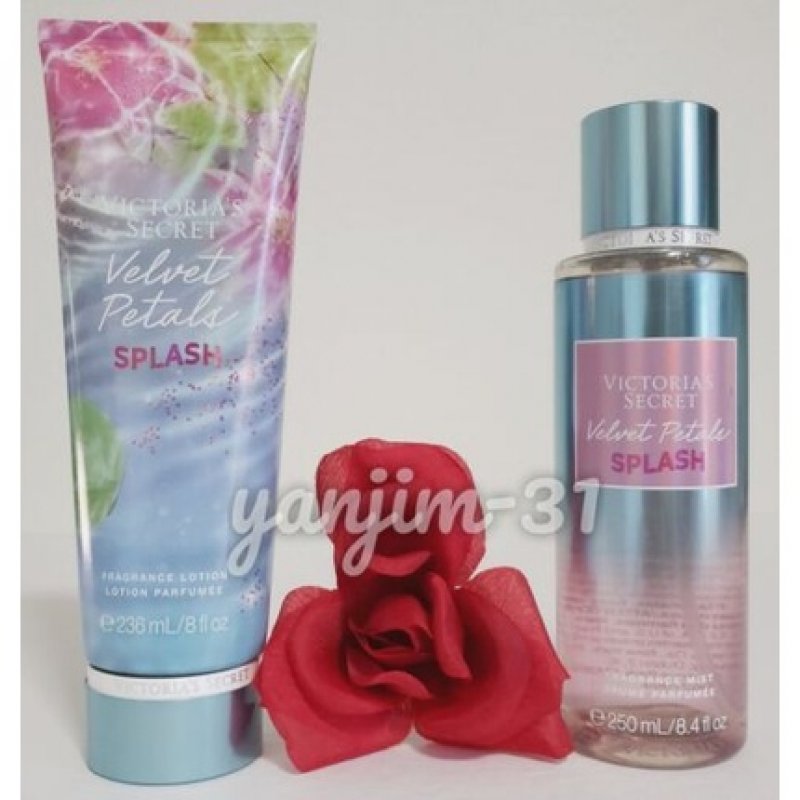 Victoria Secret Velvet Petals Fragrance Lotion and Mist Set