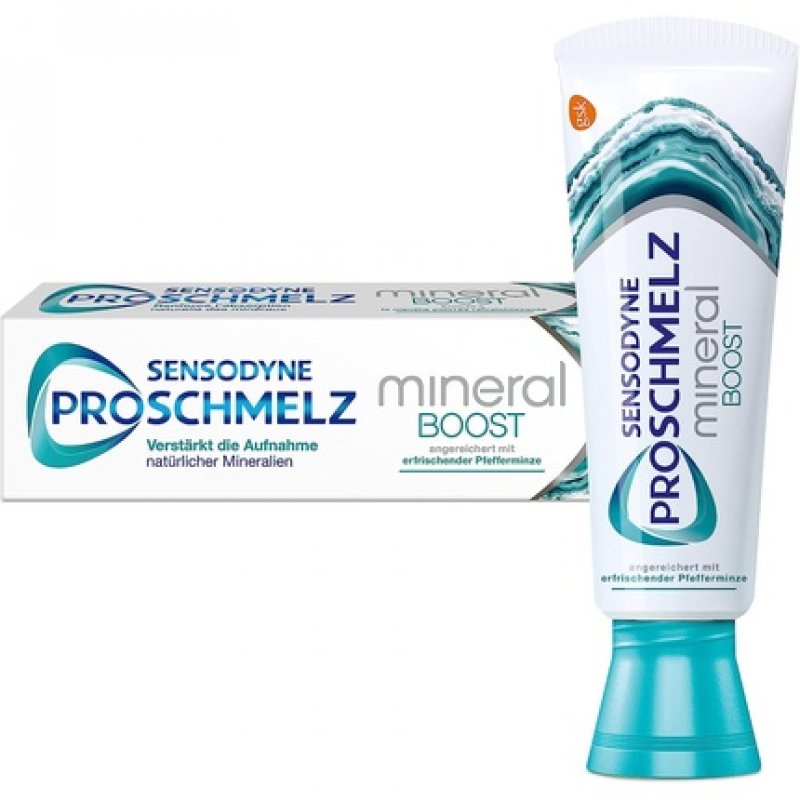 Sensodyne ProSchmelz Mineral Boost Toothpaste 75ml with Refreshing Peppermint Enamel Protection Fluoride Toothpaste