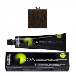 Vopsea permanenta fara amoniac L`Oreal Professionnel Inoa 6.3, 60ml