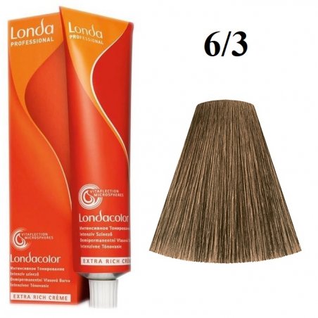 Vopsea demi-permanenta Londa Professional Ammonia Free 6/3, 60ml